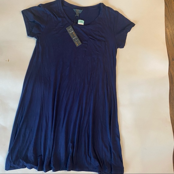 NEW Swing Dress Alison Essential Navy Blue Large - Picture 8 of 8